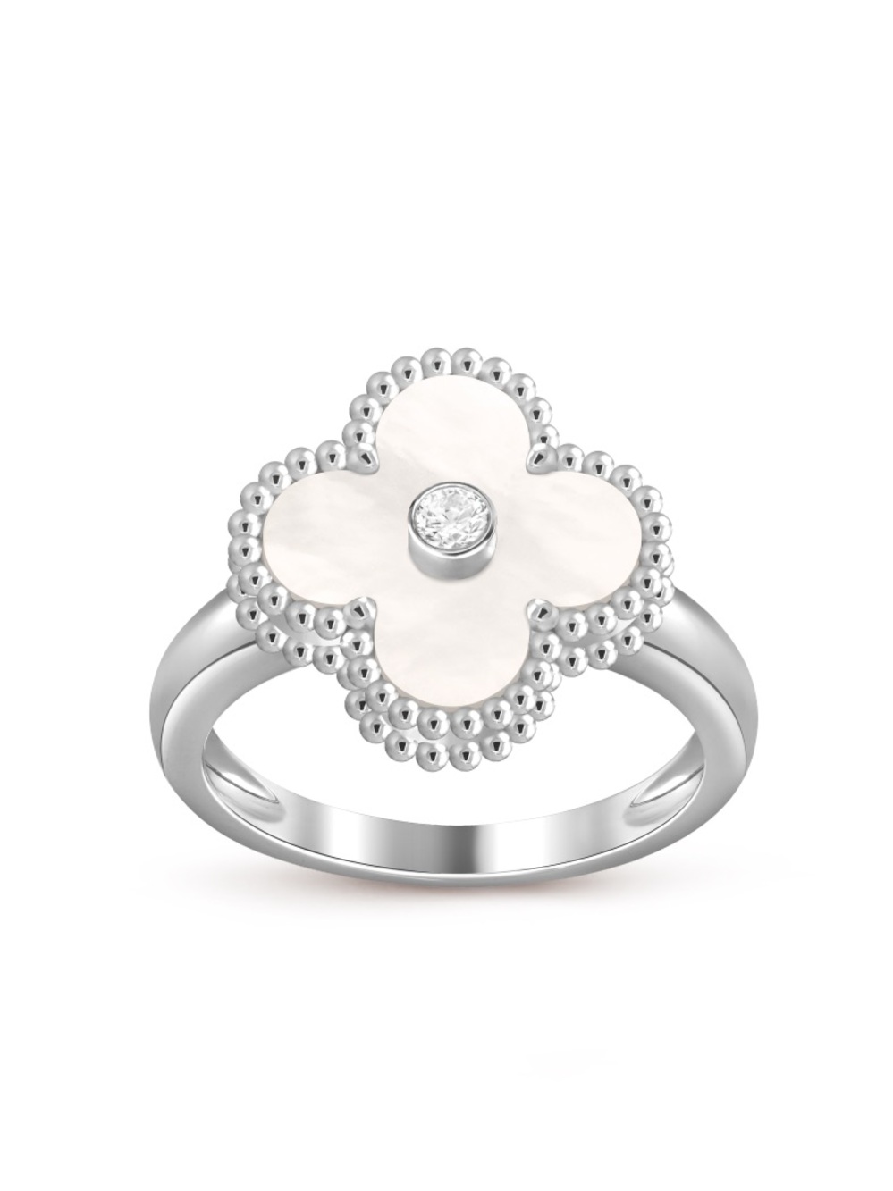 Van Cleef Vintage Alhambra ring size 51